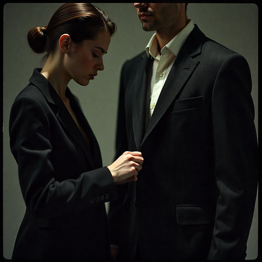 Client fitting session with curated looks