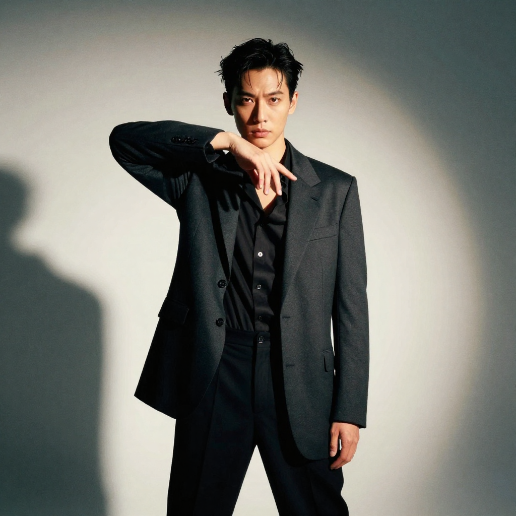 Flat lay of styled outfits and accessories